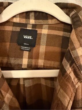 Vans Brown Plaid Tailored-Fit Jacket